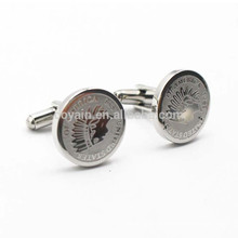 Round Shaped Metal United State of America Promotional Souvenir Cufflinks